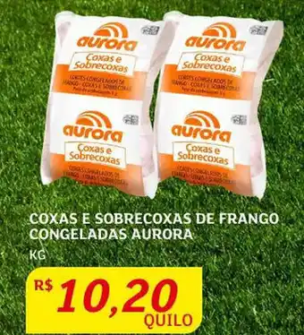 Coxas e Sobrecoxas de Frango Congeladas Aurora 1kg