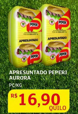 Assaí Atacadista Apresuntado Peperi Aurora 1kg oferta