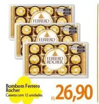 Bombom Ferrero Rocher 12 unidades