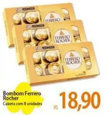 Atacadão Bombom Ferrero Rocher 8 unidades oferta