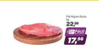 Supermercados São Vicente Filé Mignon Suíno 1kg oferta