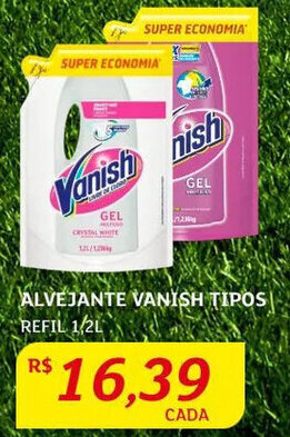 Assaí Atacadista Alvejante Vanish Tipos 1.2L oferta