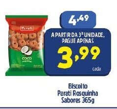 Arena Atacado Biscoito parati Rosquinha Sabores 365g oferta