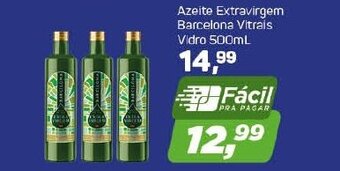 Azeite Extravirgem Barcelona Vitrais Vidro 500ml