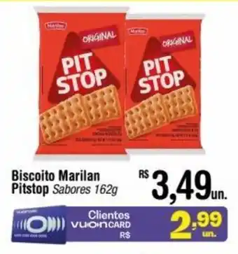 Fort Atacadista Biscoito Marilan Pitstop 162g oferta