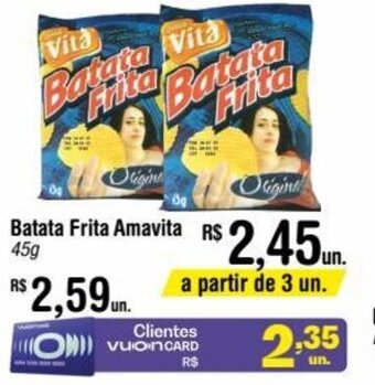 Fort Atacadista Batata Frita Amavita 45g oferta