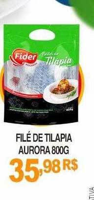 Mercadão Atacadista Filé de tilapia aurora oferta