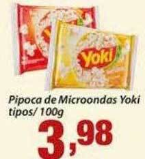 Confiança Supermercados Pipoca de microondas yoki tipos oferta