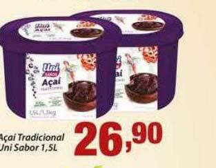 Açai tradicional uni sabor