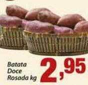 Confiança Supermercados Batata doce rosada kg oferta