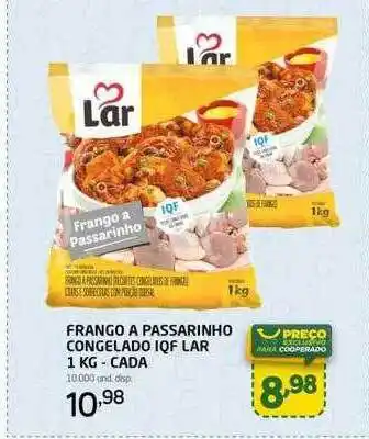 Cooper Frango a passarinho congelado iqf lar - cada oferta