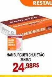 Mercadão Atacadista Hamburguer chuletão oferta