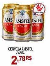 Mercadão Atacadista Cerveja amstel oferta