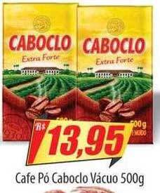 Cafe pó caboclo vacuo