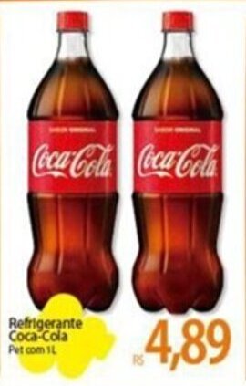 Atacadão Refrigerante Coca Cola 1L oferta