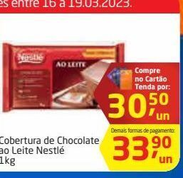 Tenda Atacado Cobertura de chocolate ao leite nestlé 1kg oferta