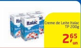 Tenda Atacado Creme de leite italac tp 200g oferta