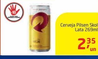 Tenda Atacado Cerveja pilsen skol lata 269ml oferta
