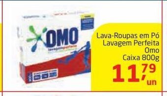 Tenda Atacado Lava-roupas em pó lavagem perfeita omo caixa 800g oferta