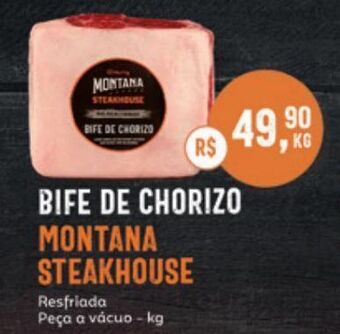 Tenda Atacado Bife de chorizo montana steakhouse resfriada peça a vácuo kg oferta