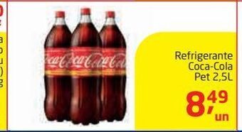 Tenda Atacado Refrigerante coca-cola pet 2,5l oferta