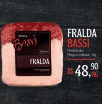 Fralda bassi resfriada peça a vácuo kg