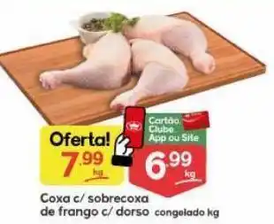 Supermercados Princesa Coxa e sobrecoxa de frango c/ dorso kg oferta