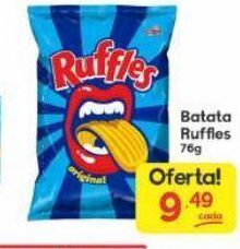 Supermercados Princesa Batata ruffles 76g oferta