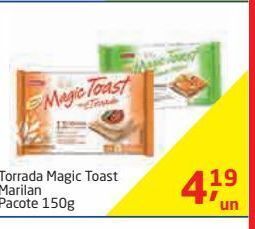 Tenda Atacado Torrada magic toast marilan pacote 150g oferta
