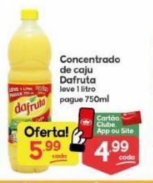 Concentrado de caju dafruta 1lt
