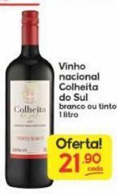 Supermercados Princesa Vinho nacional colheita do sul 1lt oferta