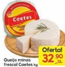 Queijo minas frescal caetes kg