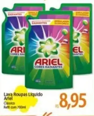Atacadão Lava roupas Líquido Ariel 700ml oferta