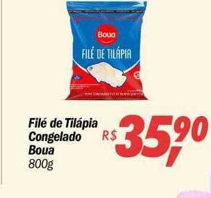 Big Box Filé de tilápia congelado boua oferta