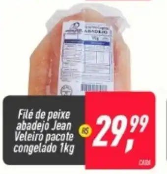 Frangolândia File de peixe abadejo Jean Veleiro pacote congelado 1kg oferta