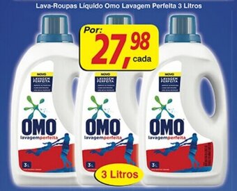 Supermercados Guanabara Lava Roupas Liquido Omo Lavagem Perfeita 3L oferta