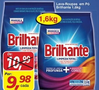 Supermercados Guanabara Lava Roupas em po Brilhante 1.6kg oferta