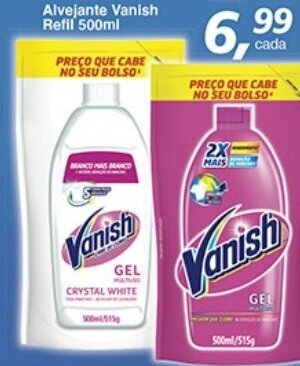 Supermercados Guanabara Alvejante Vanish refil 500ml oferta