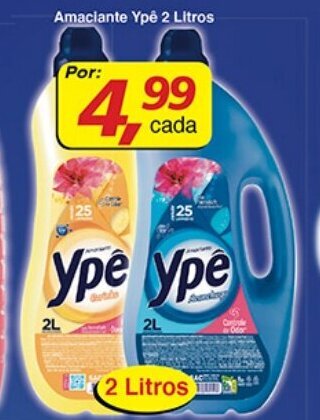 Supermercados Guanabara Amaciante Ype 2L oferta