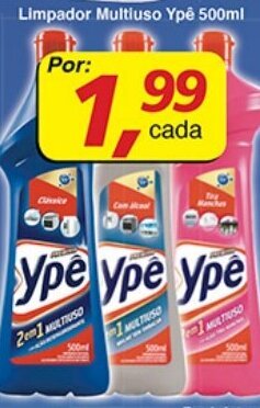 Supermercados Guanabara Limpador Multiuso Ype 500ml oferta