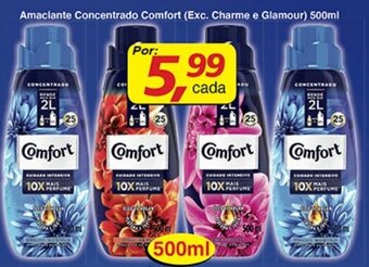 Supermercados Guanabara Amaciante Concentrado Comfort 500ml oferta
