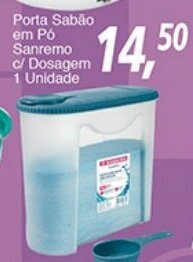 Porta Sabao em po Sanremo c/ Dossagem 1 unidade