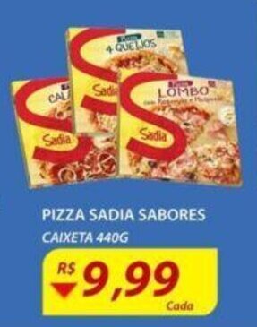 Assaí Atacadista Pizza Sadia Sabores 440g oferta