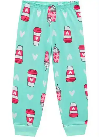 Posthaus Kyly - calça pijama menina verde oferta