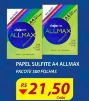 Assaí Atacadista Papel Sulfite A4 Allmax 500 folhas oferta