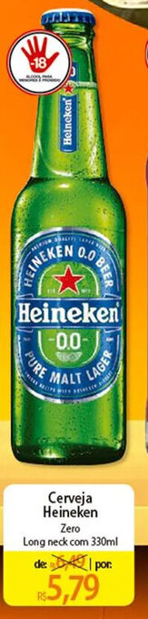Atacadão Cerveja Heineken 330ml oferta