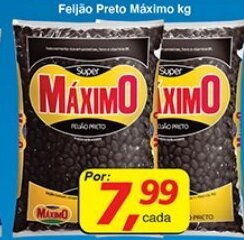 Supermercados Guanabara Feijao Preto Maximo 1kg oferta