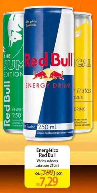 Atacadão Energético Red Bull 250ml oferta