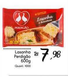 Giassi Supermercados Lasanha perdigão oferta