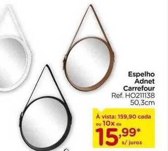 Carrefour Espelho adnet carrefour 50.3cm oferta